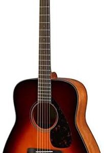 Yamaha Dreadnaught Acoustic Guitar Brown Sunburst Finish