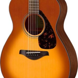 Yamaha Folk Acoustic Guitar Solid Spruce Top Sand Burst Finish