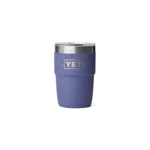 YETI Rambler 8 oz Insulated Coffee Mug with Lid - Stackable Double-Wall Vacuum Insulated Coffee Cup - DuraSip Ceramic Lining - Barista-Friendly Design - Stainless Steel -...