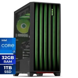 Yeyian Gaming Desktop PC YPI-PM47F0C-5701N Intel Core i7-14700F 32GB DDR5 1TB NVMe SSD GeForce RTX 5070 Windows 11 Home