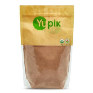 Yupik Organic Raw Cacao Powder 1kg, USDA Certified, Non-GMO, Vegan, Gluten-Free, Kosher, Bold Chocolate Flavor for Baking, Desserts & Beverages