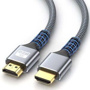 8K Hdmi Cable 10ft High Speed HDMI Cable 8K@60HZ 4K@120HZ 48Gbps for HDTV,PS4,PS5,Monitor Laptop,Xbox,HDCP Support HDR,Ethernet,Dolby