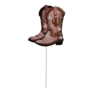 Mainstays 12-inch Metal Boot Garden Stake for Outdoor Use, Weather-Resistant