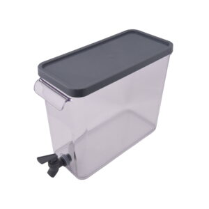 Mainstays 2-Gallon Acrylic Slim Fridge Dispenser, Gray