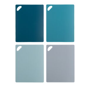 Mainstays 4 Pack Nonslip Flexible Cutting Mats, 14.1" x 10.8", 50% Recycled PP, Multicolor