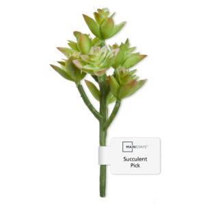 Mainstays Artificial Succulent Pick 2.75 Inch x 6.8 Inch Green