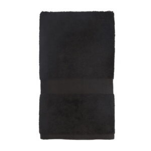 Mainstays Basic Hand Towel, Soft 100% Cotton and highly absorbent Hand Towel, Black
