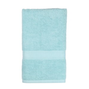 Mainstays Basic Hand Towel, Soft 100% Cotton and highly absorbent Hand Towel, Aqua