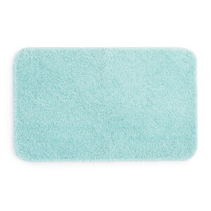 Mainstays Basic Polyester Bath Rug, Aqua, 20" x 32"