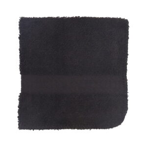 Mainstays Basic Washcloth, Soft 100% Cotton and Highly Absorbent Washcloth, Black