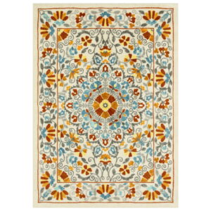 Mainstays Bright Persian Medallion Multicolor Indoor Area Rug, 7'x10'