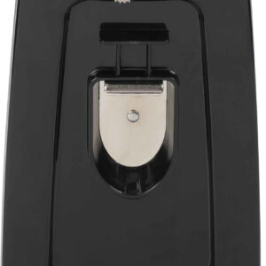 Mainstays Can Opener and Knife Sharpener, Bottle Opener with Removable Cutting Lever Black