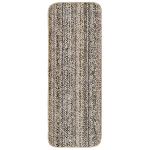 Mainstays Carnival Stripe Polypropylene Assorted Earth Tones Indoor Area Rug, 20" x 54"