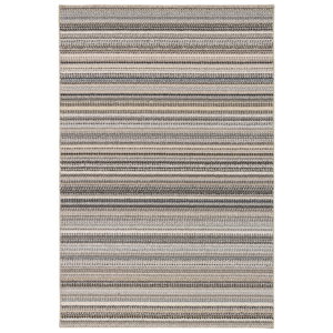 Mainstays Carnival Stripe Polypropylene Assorted Earth Tones Indoor Area Rug, 3' x 5'