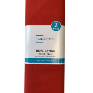 Mainstays Cotton 44" x 2 yards Precut Fabric, Solid Red 1 Piece