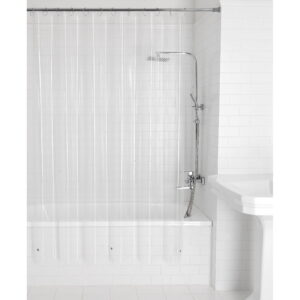 Mainstays Light Weight PEVA Shower Curtain Liner, 70" x 71" – Clear