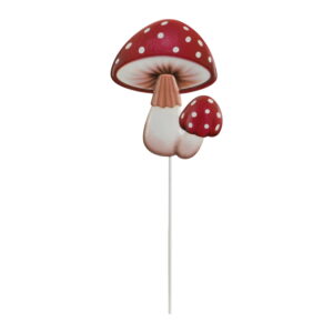 Mainstays Metal Mushroom Garden Stake, Weather-Resistant Outdoor Décor