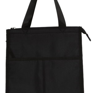 Mainstays Reusable Polyester Adult Lunch Bag, Black