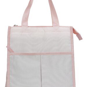 Mainstays Reusable Polyester Adult Lunch Bag, Pink