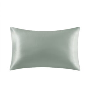 Mainstays Satin Pillowcase – Standard – Seafoam Green – Frizz Control & Cooling Comfort – 1 Pack