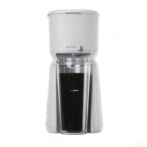 Mainstays Single Serve Iced Coffee Maker, Soft Silver