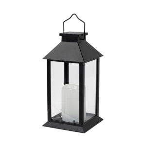 Mainstays Solar Lantern Black
