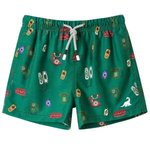 SURF CUZ Boys Swim Trunks Toddler Swim Shorts UPF 50+ Bathing Suit for Boy Swimsuit Quick Dry Mesh Beach Boardshorts Swimwear