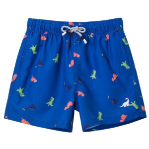 SURF CUZ Boys Swim Trunks with Boxer Brief Liner Toddler Boy Stretch Swimsuit Shorts Quick Dry Swimming Trunks Bathing Suit