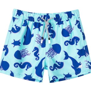 SURF CUZ Boys Swim Trunks with Boxer Brief Liner Toddler Boy Stretch Swimsuit Shorts Quick Dry Swimming Trunks Bathing Suit