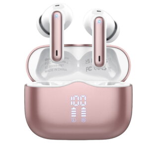 Wireless Earbuds, Bluetooth 5.4 Headphones in Ear Wireless Earphones HiFi Stereo Deep Bass 40H Playtime with 4 ENC Noise Cancelling Mic, In-Ear Bluetooth Earbuds LED Display...