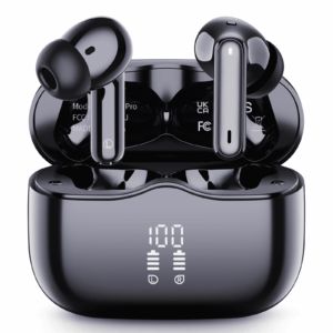 Wireless Earbuds, Bluetooth 5.4 Headphones in Ear with 4 ENC Noise Cancelling Mic, Wireless Earphones HiFi Stereo Deep Bass 40H Playtime, In-Ear Bluetooth Earbuds LED Display...